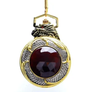 Montre a Gousset Dragon Rouge