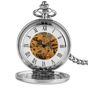 Montre Gousset Squelette Ancienne Mécanique