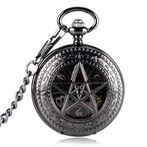 Montre Gothique a Gousset - Pentagramme