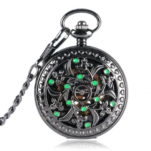 Montre Gousset Homme Mécanique - Fleurs d' Ombre