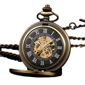 Montre Gousset Bonze à Chiffres Romain