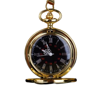 Montre Gousset Or à Quartz Chiffres Romain