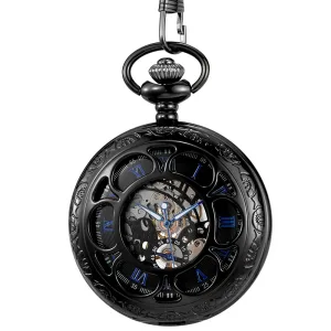 accessoire horloger montre gousset noire