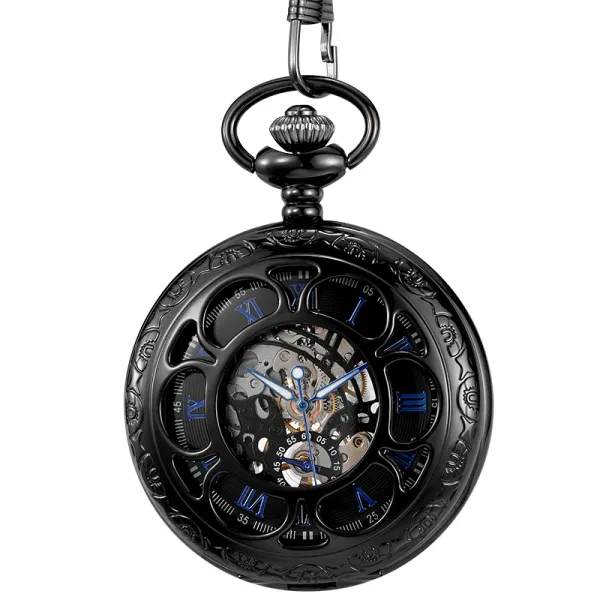accessoire horloger montre gousset noire