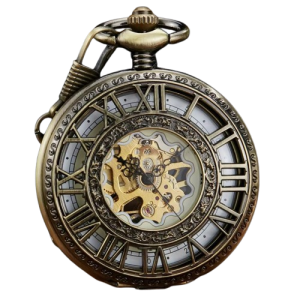 Montre de Poche Mécanique Squelette