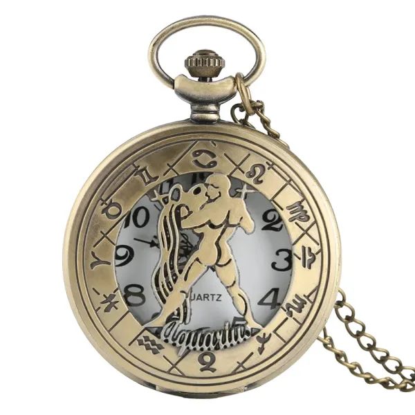 Montre Gousset Zodiaque Verseau