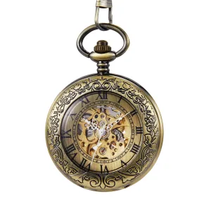 Montre Gousset Squelette Mécanique Automatique