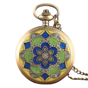 montre de poche décorative colliers en bronze