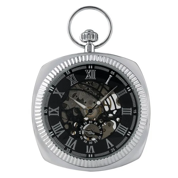 Montre À Gousset Homme Argent