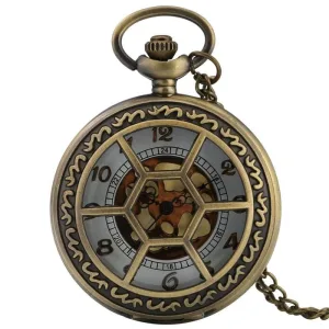 Montre À Gousset Homme Hexagonale