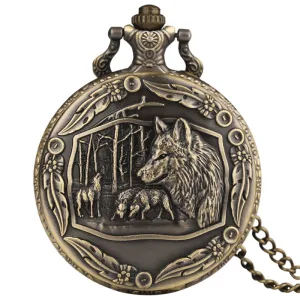 Montre À Gousset Homme Loup