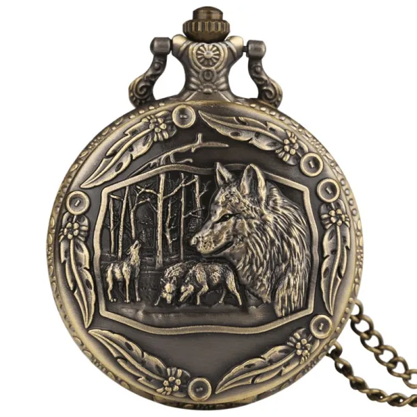 Montre À Gousset Homme Loup