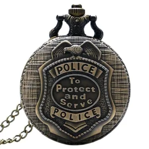 Montre À Gousset Homme Police