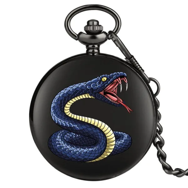 Montre À Gousset Homme Serpent