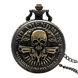 Montre À Gousset Tête De Mort
