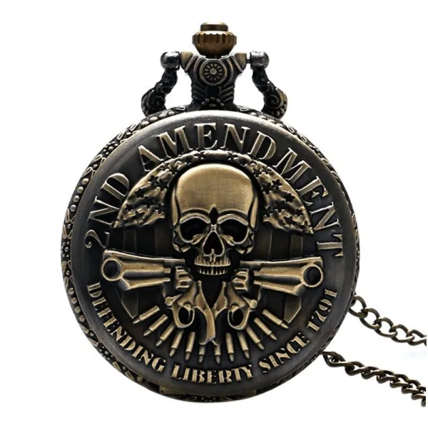 Montre À Gousset Tête De Mort