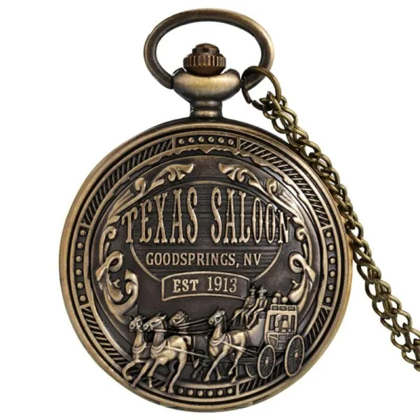 Montre À Gousset Homme Texas Saloon