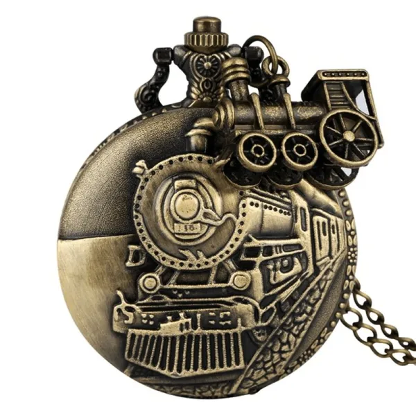 Montre À Gousset Homme Train