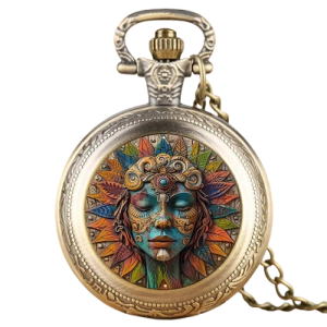 Montre de Poche Vintage Femme Bohème