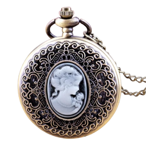 Montre Gousset Femme Camée Ancienne